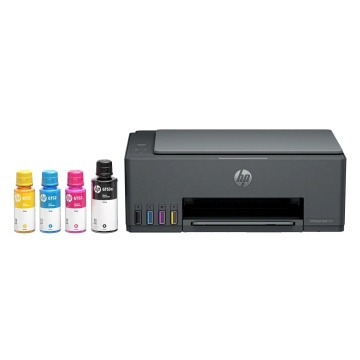 Multifunctional inkjet color CISS HP Smart Tank 581 All-in-One, USB, Wireless, Apple AirPrint, A4, 6.000 de pagini alb-negru sau color, Negru - Img 4