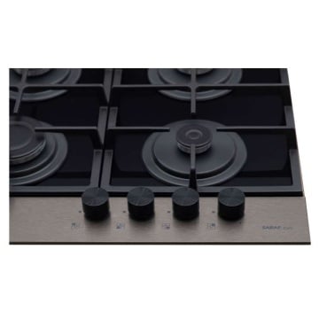 Plita incorporabila Tornado Eclipse, autoaprindere integrata, supapa de siguranta, latime 60 cm, Dark Inox - Img 4