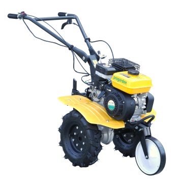 ProGARDEN Campo 703 motocultor 7CP, 2+1 trepte, roti 4.00-8, 2+1 freze, benzina, curele, transmisie aluminiu - Img 1