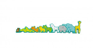 Puzzle Hape 2 in 1 - Alfabet si animale, 26 piese - Img 2