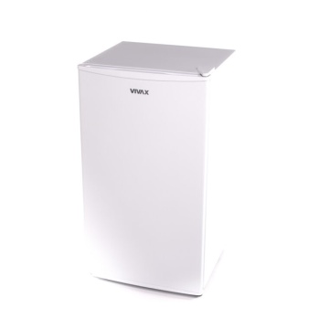 (Resigilat) Frigider cu o usa VIVAX TTR-93E+, 93L, Clasa E, Termostat reglabil, Iluminare interioara, Compartiment gheata, Usa reversibila, Suprafata painted metal, 3 Rafturi metalice, H 85 cm, Alb - Img 4
