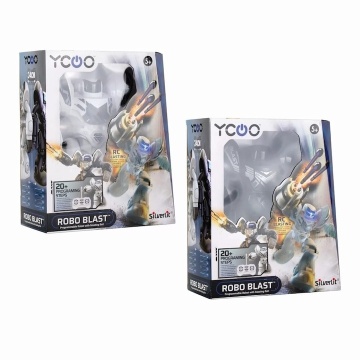 Robot cu Telecomanda Silverlit Ycoo Robo Blast One - Alb - Img 2