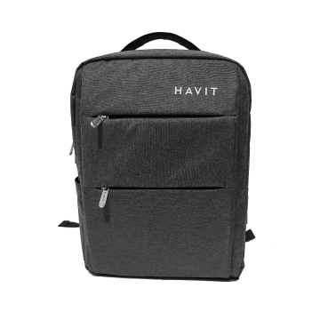 Rucsac Laptop HAVIT H0026, Rezistent la abraziune si rupere, Port USB, 340x120x430 mm, Negru - Img 1