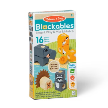 Set de joacă Melissa & Doug Spin Master - Blockables™ Forest Friends 2 Ani+
