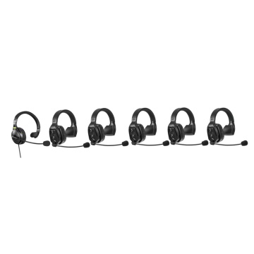 Solutie intercom completa Saramonic WiTalk WT6S6xbat, 6 pers, Full-Duplex 1.9GHz, single-ear - Img 2