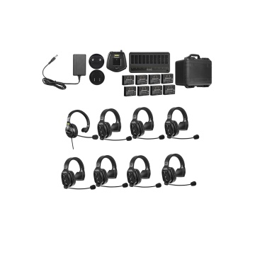 Solutie intercom completa Saramonic WiTalk WT8S8xbat, 8 pers, Full-Duplex 1.9GHz, single-ear