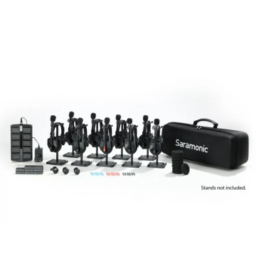 Solutie intercom completa Saramonic WiTalk9 WT9S18xbat, 9 pers, Full-Duplex, 1.9GHz, single-ear - Img 1