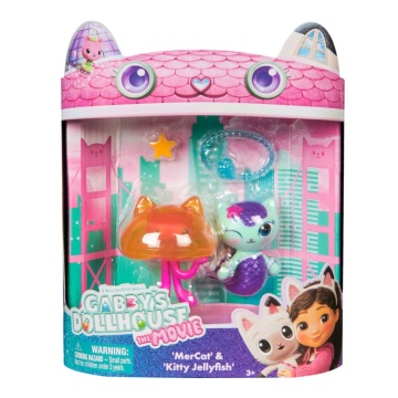 Spin Master - Gabby's Dollhouse - Mercat si Pisicuta meduza, cu accesorii
