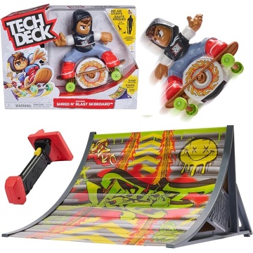 Spin Master, Tech Deck Shred N' Blast, skateboard, multicolor - Img 2