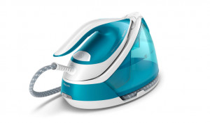 Statie de calcat cu boiler, Philips PerfectCare Compact Plus cu abur, cu talpă SteamGlide Plus și tehnologia OptimalTemp, 6.5 bari, Abur 120 g/min.; jet de abur 430g, Sistem de detartrare Smart Calc C - Img 2