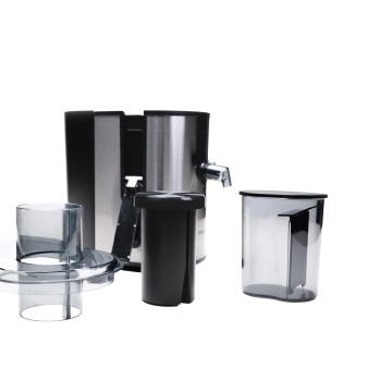 Storcator de fructe si legume, VIVAX AJ-400, putere 400 W, diametru tub 6.5 cm, recipiente de suc si pulpa, Inox, Argintiu - Img 8