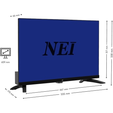 Televizor NEI LED 24NE4001C, 60 cm, HD, Clasa E - Img 7