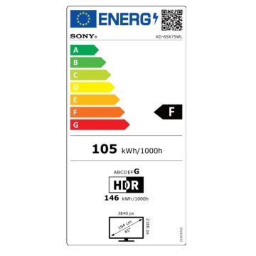Televizor Sony BRAVIA LED 65X75WL, 164 cm, Smart Google TV, 4K Ultra HD, Clasa F - Img 5