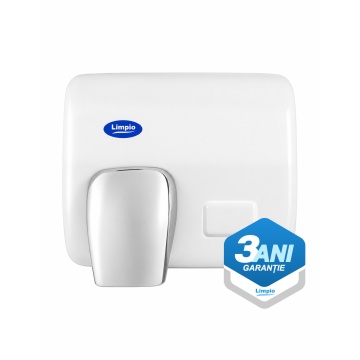 Uscator de maini Limpio HD250B-ALB Inox, activare automata cu senzor, 2500 W