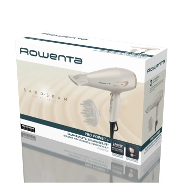 Uscator de par Rowenta CV7243F0, 3 trepte temperatura, 2 viteze, 2200 W, Alb