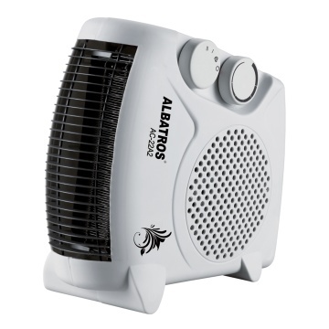 Aeroterma ceramica Albatros AC-22A2, 2000 W, 2 trepte de caldura, termostat reglabil, pozitionare orizontala sau verticala