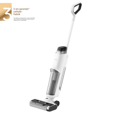 Aspirator vertical si mop MOVA K10 PRO, 890 ml, LED, Auto-curatare, 15000Pa, Alb
