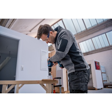 Bosch GSB 18V-90 C Masina de gaurit cu percutie + 2 x acumulatori GBA 5.0Ah + incarcator rapid GAL 18V - Img 3