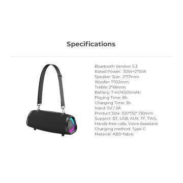 Boxa Wireless HAVIT SK903BT, 60W, Negru - Img 8