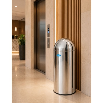 Cos gunoi Limpio Push-Bin CX-50LP Inox - Img 4