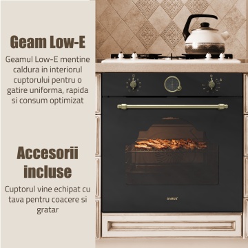 Cuptor incorporabil Samus SC630VTA9 Black - Img 10