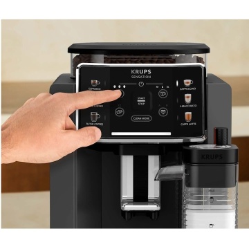 Espressor automat Krups Sensation Milk EA912HF0, 1450 W, 1.7 l, Negru - Img 11