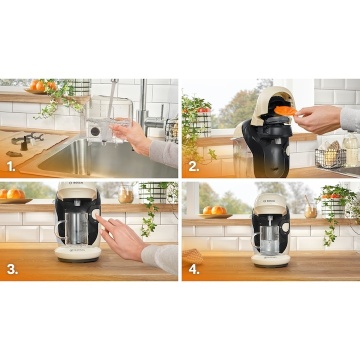 Espressor Bosch Tassimo Style TAS117E, 1400W, 3.3 bar, 0.7l, Autocuratare si decalcifiere, capsule, Crem - Img 6