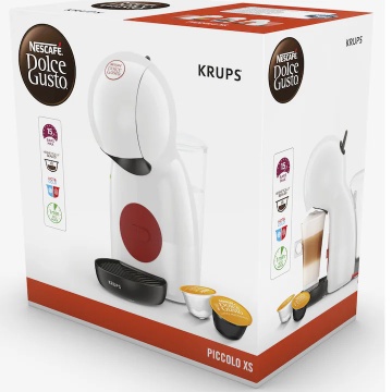 Espressor KRUPS cu capsule NESCAFÉ® Dolce Gusto® Piccolo XS KP1A3AF0, 1600 W, 15 bari, rezervor apa 0.8L, peste 30 de bauturi calde sau reci, functie Hot & Cold, functie Eco, crem - Img 16