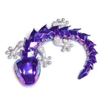 Figurină Crystalynx Spin Master - Gecko flexibil 30 cm - Img 6