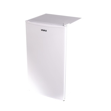 Frigider cu o usa VIVAX TTR-93E, 93L, Clasa E, Termostat reglabil, Iluminare interioara, Compartiment gheata, Usa reversibila, Suprafata painted metal, H 85 cm, Alb - Img 4