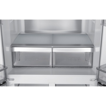 Frigider side-by-side Tesla RM4700FHBE, 466L, E,No Frost, Inverter, Zona convertibila,Sticla negru - Img 2