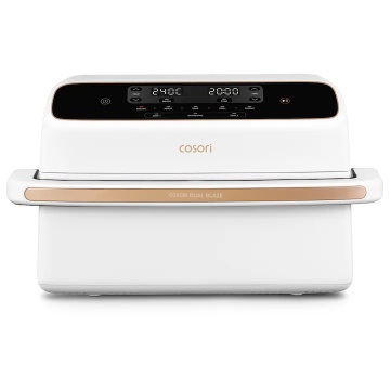 Friteuză cu aer cald COSORI Dual Blaze TwinFry™ Compact 8,6 litri (alb)