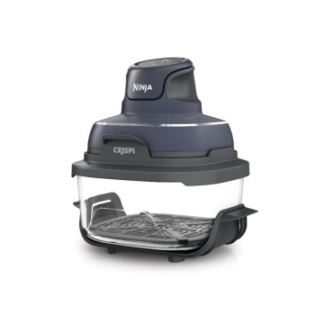 Friteuza portabila Ninja CRISPi 4-in-1, 1.4L+3.8L2x recipiente sticla, gri - Img 8