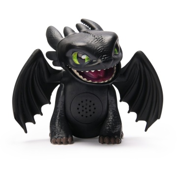How To Train Your Dragon 2025 - Figurina Roaring Minis Toothless, Negru, 4 ani+ - Img 2