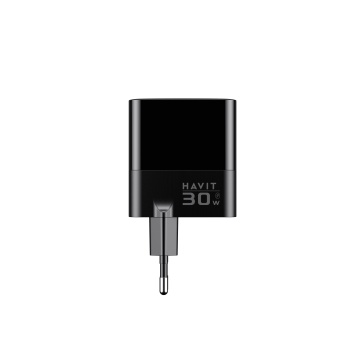 Incarcator priza HAVIT UCLE001 EU, 2 USB-A, 1 USB-C, 30W, Negru - Img 3