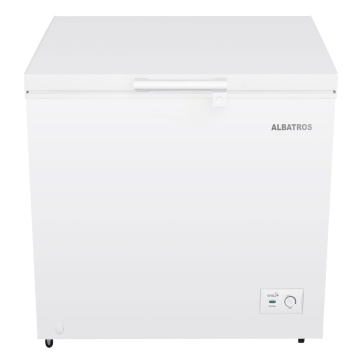Lada frigorifica 2 in 1 Albatros LA230IME, 198 L, Motor Inverter, Fast Freeze, Clasa E, Congelare 9 kg/24h, Interior aluminiu