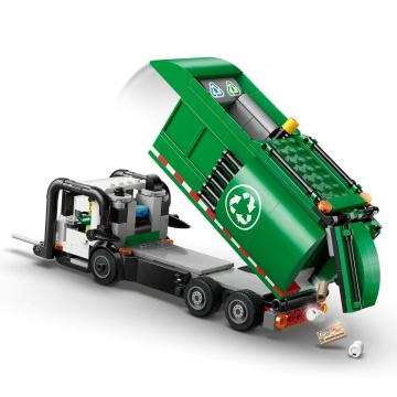LEGO® City - Camion de reciclare 60495, 434 piese, 7 ani+ - Img 5