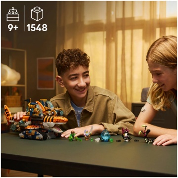 LEGO® DREAMZzz™ - Tancul tigru-rechin 71515, 1548 piese - Img 3
