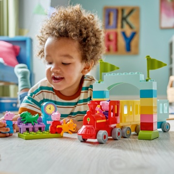 LEGO® DUPLO® - Calatorie in tren cu Bunicul Purcelus 10466, 35 piese, 2 ani+ - Img 4
