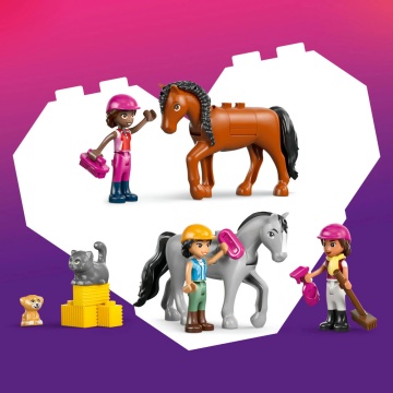 LEGO® Friends - Grajd de cai si academie de echitatie 42688, 735 piese - Img 6