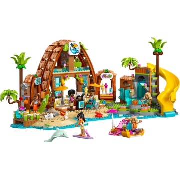 LEGO® Friends - Statiune de pe litoral pentru vacanta cu familia 42673, 1140 piese - Img 9