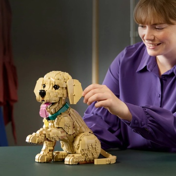 LEGO® Icons - Catelus Golden Retriever 11384, 2102 piese - Img 4