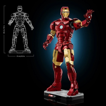 LEGO® Marvel - Editia de colectie Iron Man Mark 3 76344, 1297 piese - Img 8