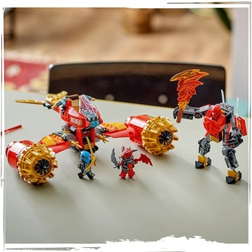 LEGO® Ninjago™ - Vehiculul-robot zburator al lui Kai 71830, 333 piese - Img 8