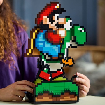 LEGO® Super Mario™ - Super Mario World: Mario si Yoshi 71438, 1215 piese - Img 5