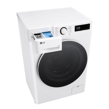 Masina de Spalat Rufe Frontala Slim LG F2WR508SBW, Steam, 8 kg, 1200rpm, Clasa A, Alb - Img 8