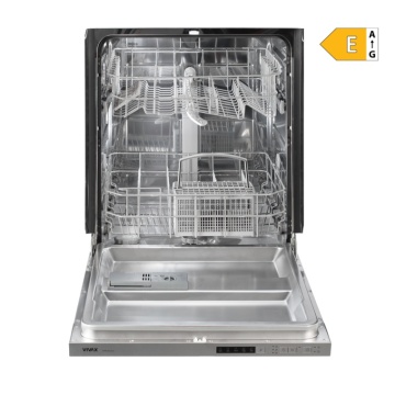 Masina de spalat vase incorporabila VIVAX DWB-601252C, 12 Seturi, 6 Programe, Clasa E, Eco, Doua cosuri, Spalare 360°, Intensiv, Quick Wash, Half load, Control cu iluminare LED, Protectie overflow, 60cm, Inox - Img 7