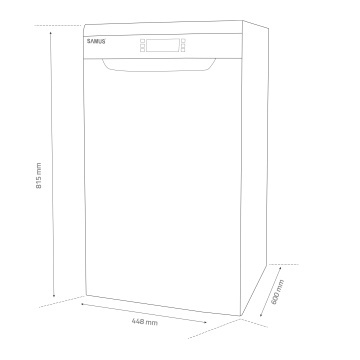 Masina de spalat vase Samus SDX410.8 - Img 15