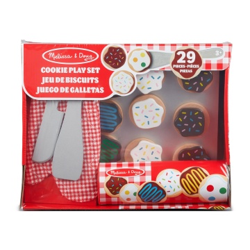 Melissa & Doug – Setul de joacă din lemn cu Fursecuri, Multicolor, 3 ani+