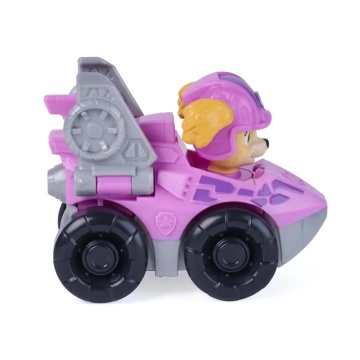 Mini vehicul cu figurina, Paw Patrol the Dino Movie, Pup Squad Racers, Skye - Img 5